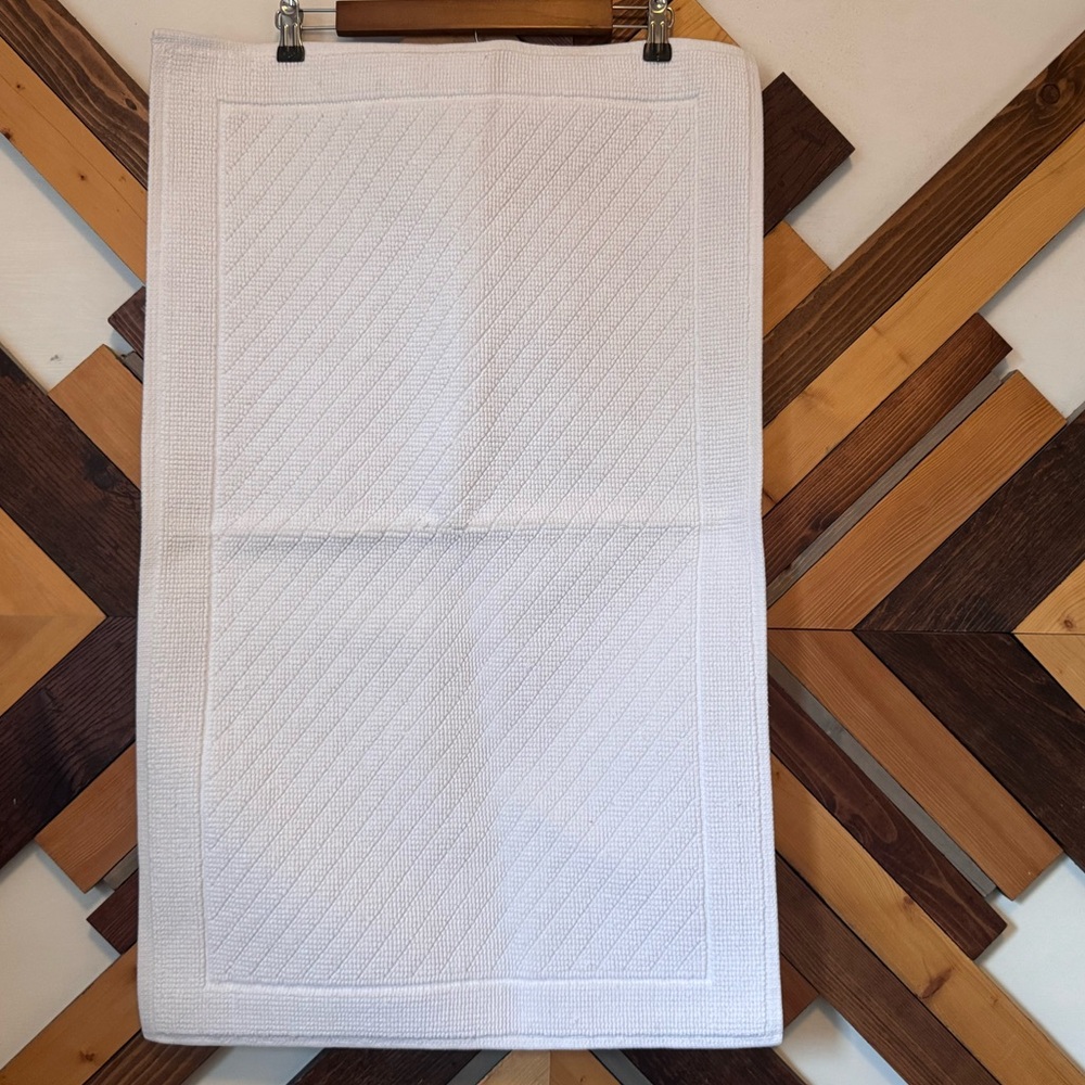 White Bath Mat